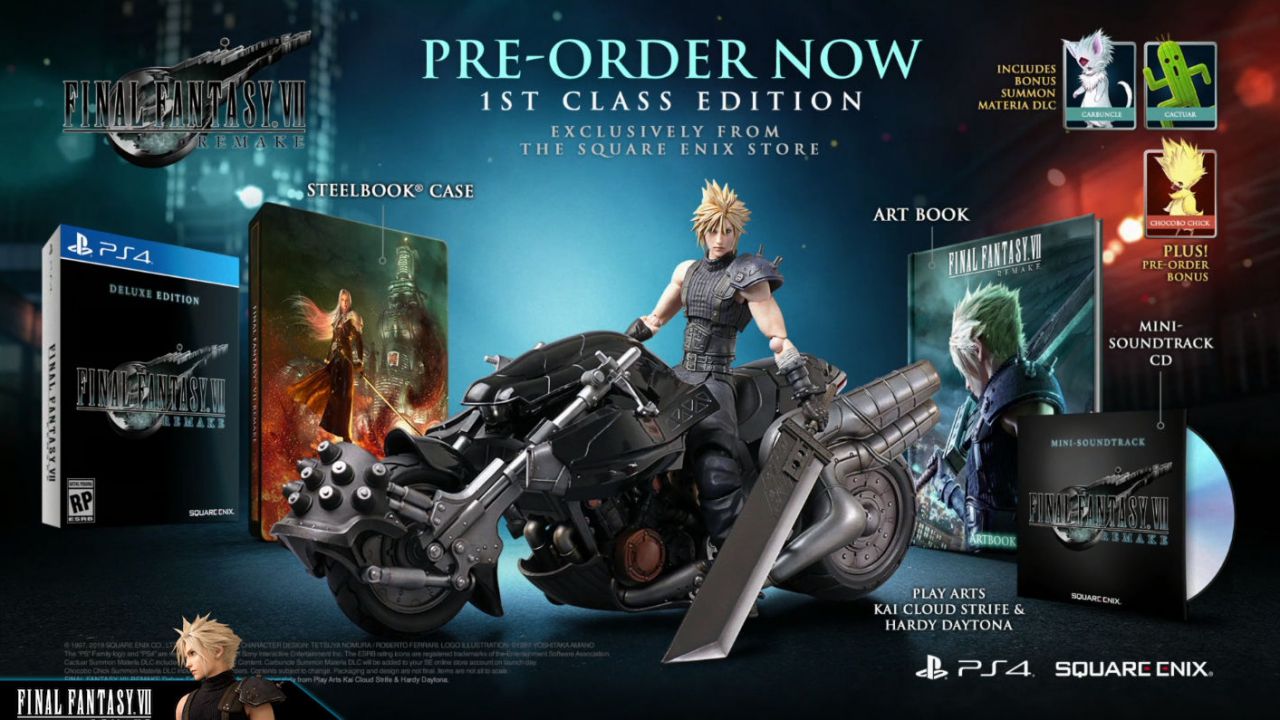 Final Fantasy Vii Remake Presentate La Deluxe E First