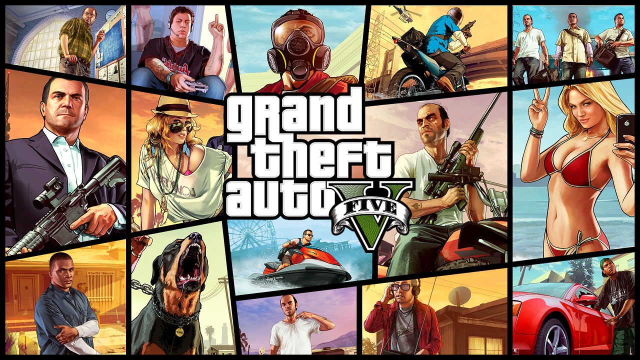 Grand Theft Auto V banner