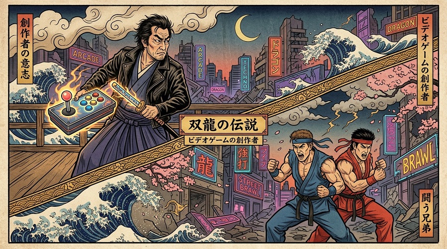 yoshihisa-kishimoto-storia-creatore-double-dragon-kunio-kun